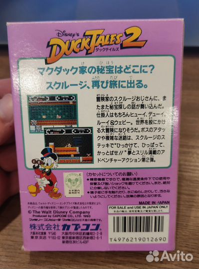 Duck Tales 2 Famicom оригинал