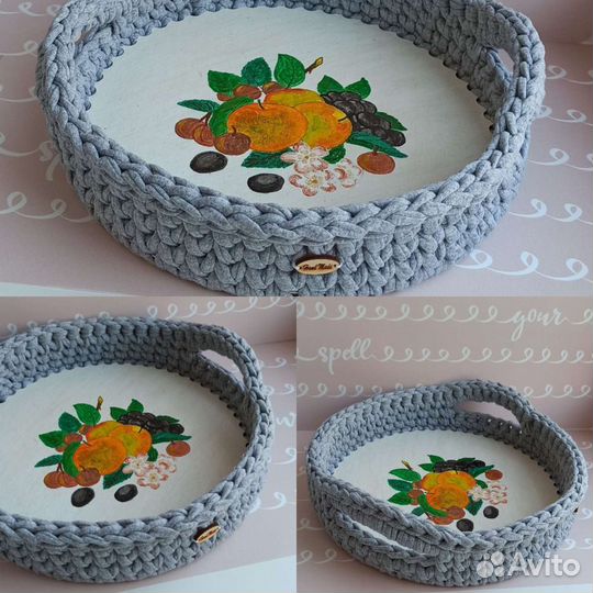 Подносы ручной работы