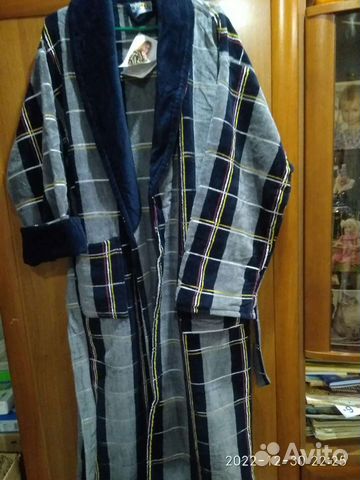 Халат махровый мужской