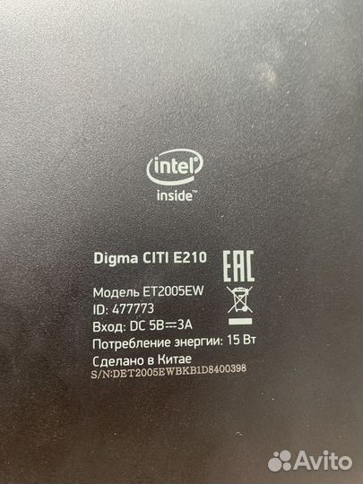 Нетбук Digma E210