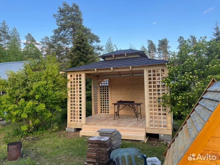 Беседка открытая