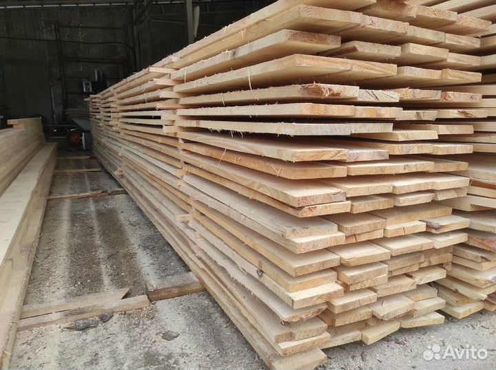 Продажа обрезной доски 25х100х6