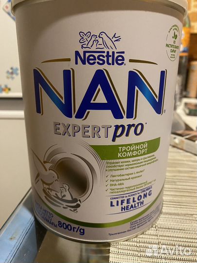 Смесь nan тройной комфорт