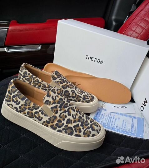 Слипоны натуральная кожа The row