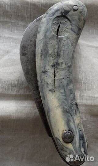 Садовый инвентарь: нож, грабли, тяпка. СССР