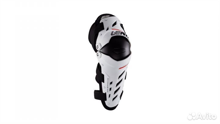 Leatt Dual Axis Knee & Shin Guard Junior Бело-черн