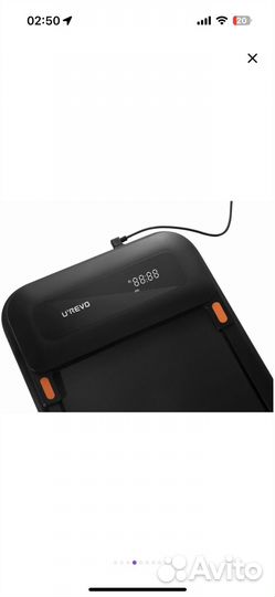 Беговая дорожка urevo Treadmill U1 черная