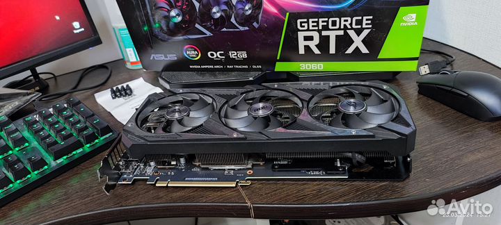 Asus ROG strix GeForce RTX 3060 V2 OC Edition 12GB