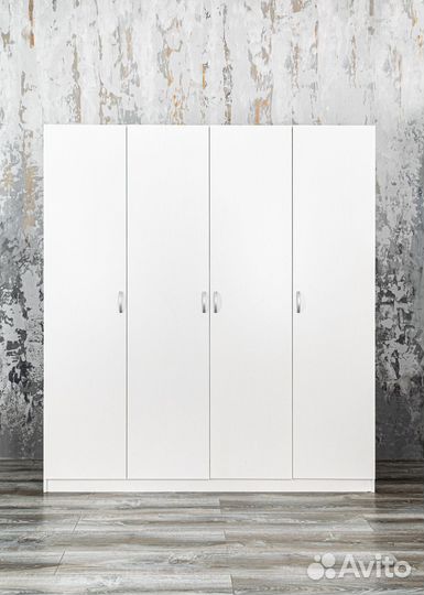 Шкаф новый белый Классик 6