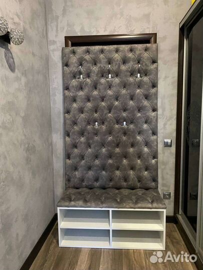 Вешалка в прихожую с обувницей