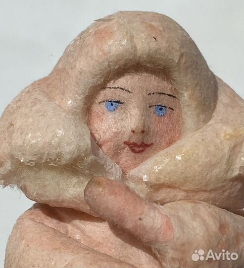 Ватные елочные игрушки СССР