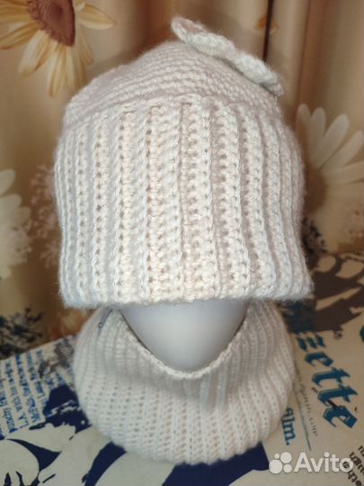 Шапочка весенняя. Комплект р. 50-54 и 56-58 р
