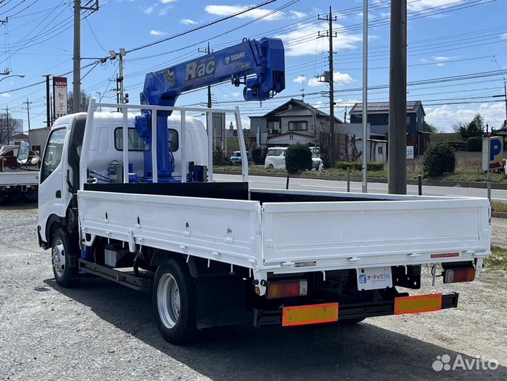 Бортовой грузовик Hino 300 (Dutro) с КМУ Tadano, 2008