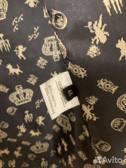 Пальто женское, черное золото,46/48