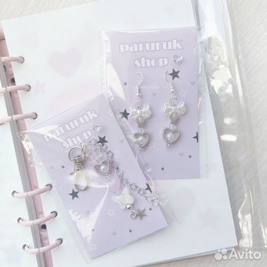 Серьги, брелки kpop