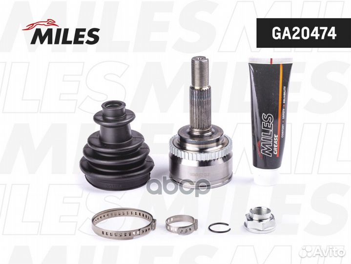 Шрус toyota corolla 1.4/1.6 02 нар. GA20474 Miles