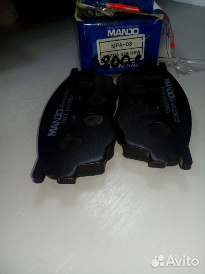 Колодки тормозные передние Мазда