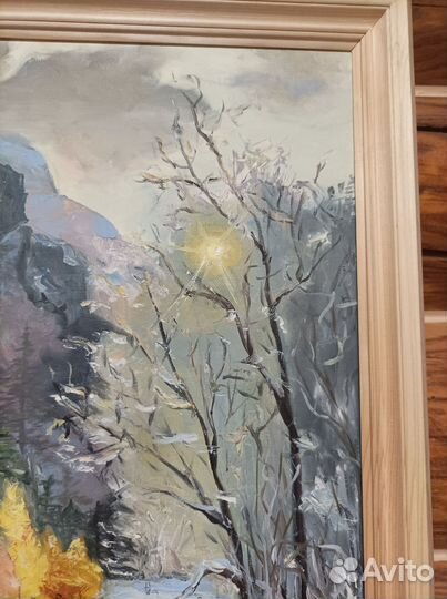 Картина маслом на холсте пейзаж