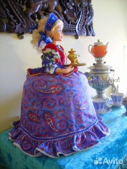Барыня авторская кукла на чайник 501