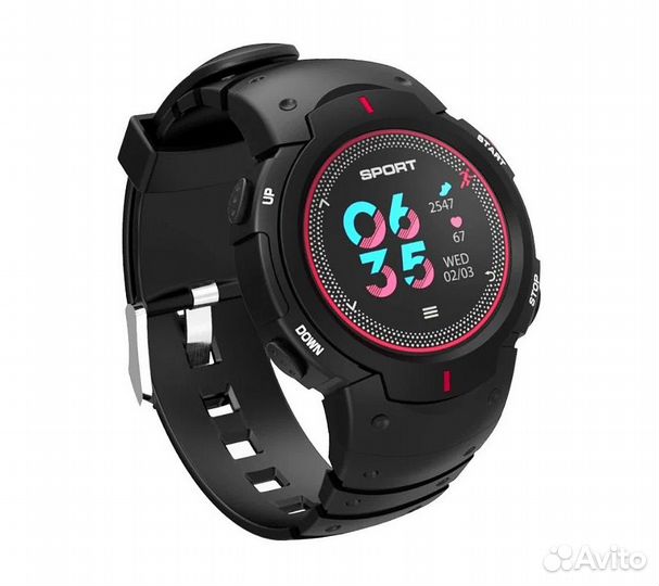 Умные часы NO.1 F13 черно-красные