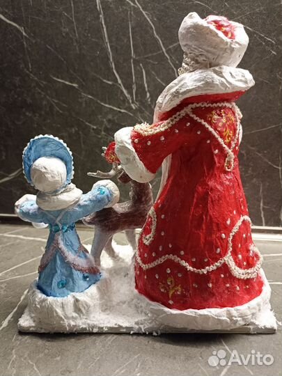 Ватные елочные игрушки