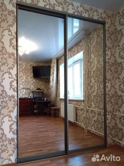 Зеркальные двери в нишу шк-178