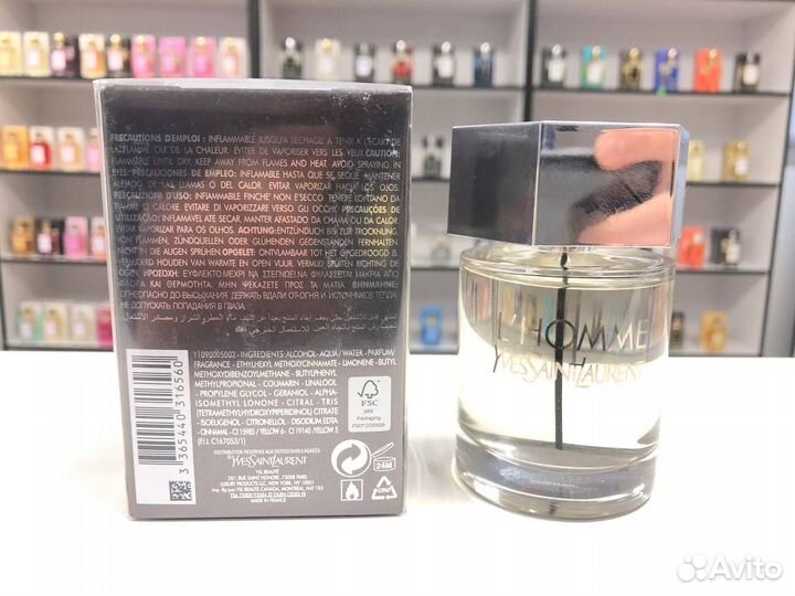 Yves Saint Laurent L'Homme EDT Ив Сен Лоран Ле Хом