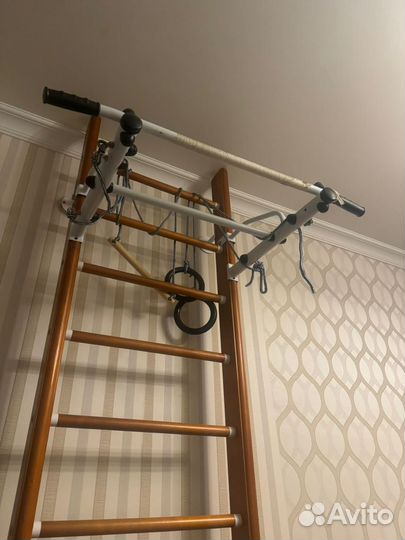 Шведская стенка с турником