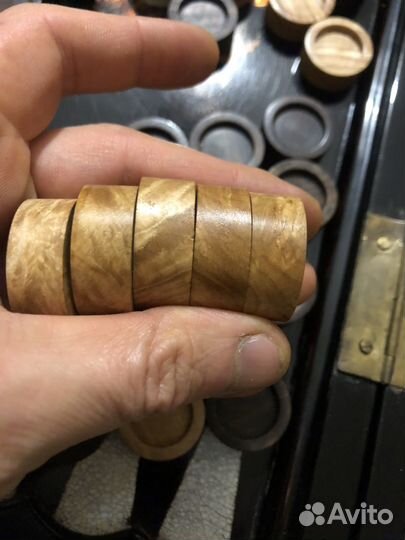 Фишки для нард корень ореха,сувель клен