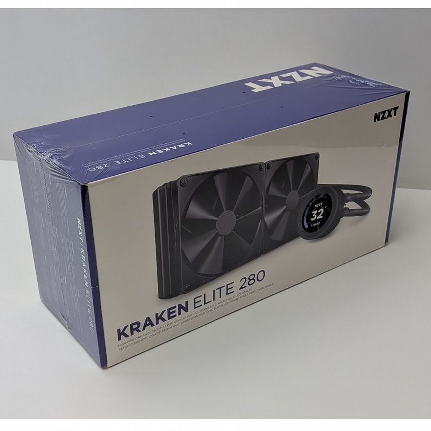 [RL-KN28E-B1] Водяное Охлаждение Nzxt, Kraken Elite
