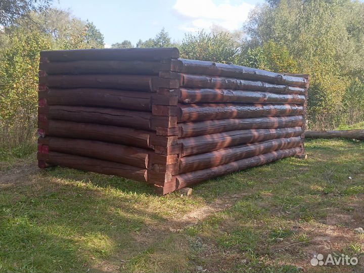 Сруб 63 из липы, первый венец дуб