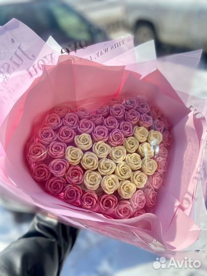 Букет из шоколадных роз