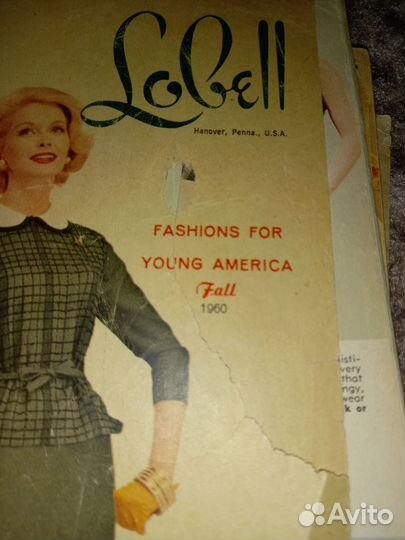 Журнал мод иностранный 60-е года