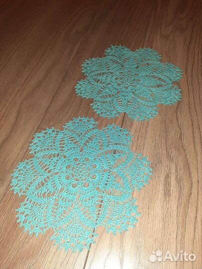 Салфетка вязаная крючком ручной работы
