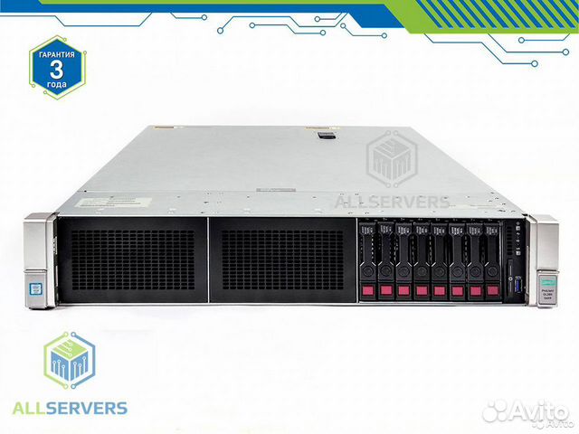 Сервер HP DL380 Gen9 8sff 2xE5-2697v3 256GB