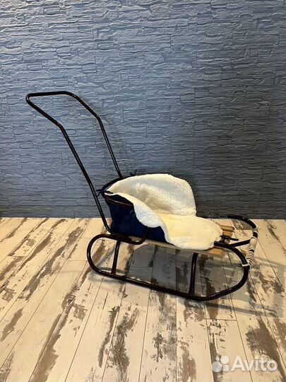 Детские санки коляска