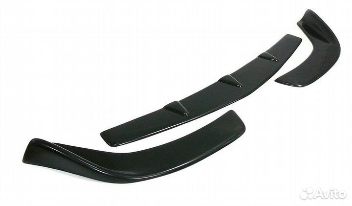 Сплиттер переднего бампера, универсальный