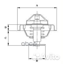 Термостат opel astra/corsa/zafira/meriva/insignia