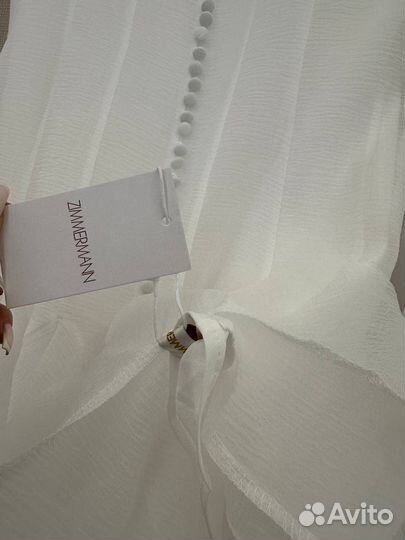 Платье белое zimmermann