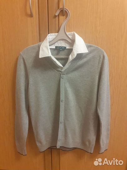 Пиджак школьный жилетка рубашка обманка sela