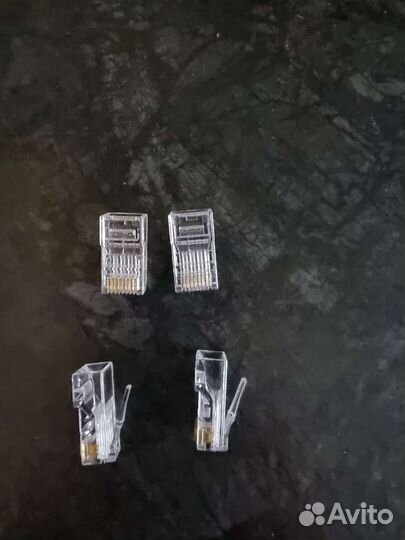 Коннектор для витой пары twist RJ-45 категории 6