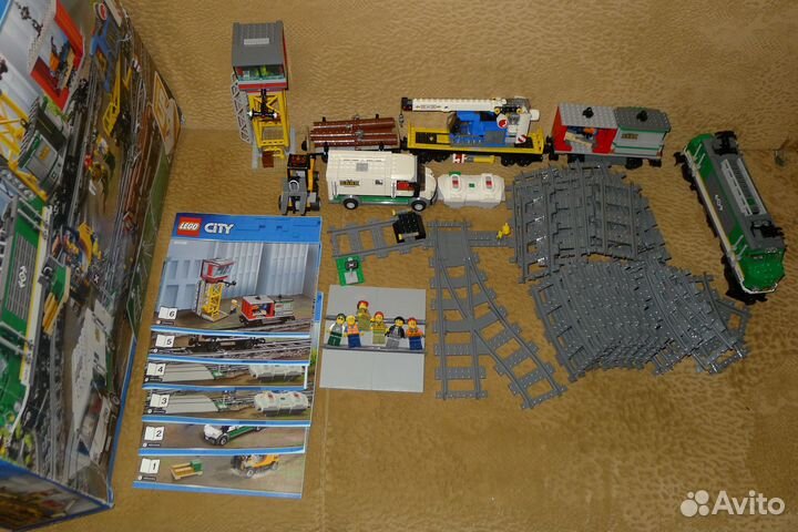 Грузовой Поезд lego city 60198 б/у