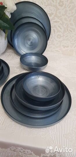 Набор столовой посуды новый 6 персон Турция