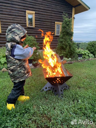 Костровая чаша (мангал складной)