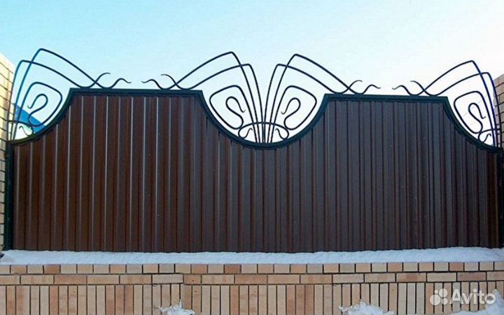 Забор металлический цена качественно