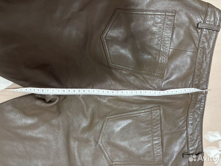 Брюки кожаные