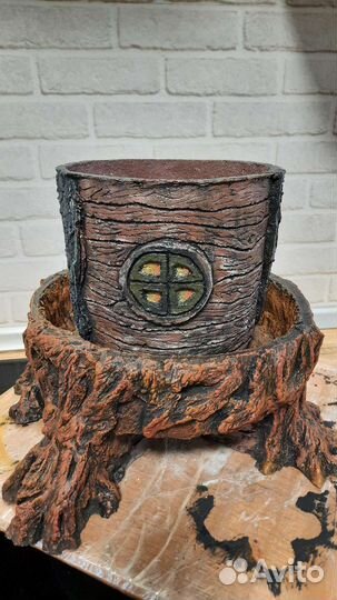 Вазон из бетона