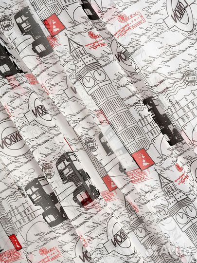 Ткань лен-тюль Лондон ширина 280 см/ 94404