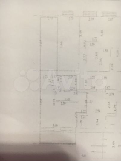 2-к. квартира, 53 м², 3/3 эт.