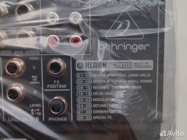 Микшерный пульт behringer qx1204usb